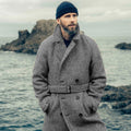 Herren eleganter Dufflecoat mit modernen Details und praktischen Taschen R&B
