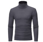 Herren eleganter Rollkragenpullover aus bequemen Stretchmaterial R&B