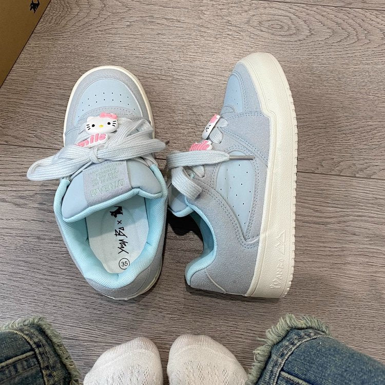 Damen Sneakers mit niedlichem Hello Kitty Design und bequemer Dämpfung R&B