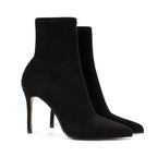 Damen elegante Ankle Boots mit spitzem Design und hohem Absatz R&B
