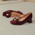 Damen elegante Schuhe mit Blockabsatz