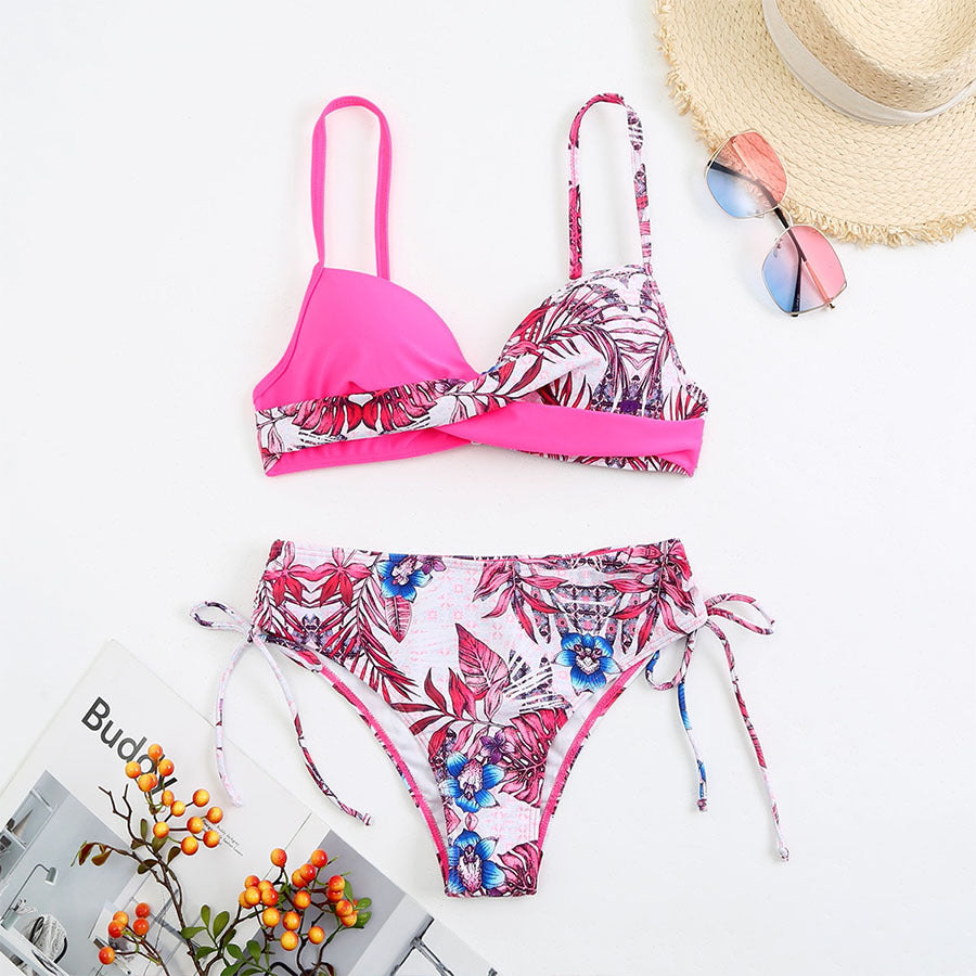 Damen Design-Bikini mit modernem Wickel-Detail R&B