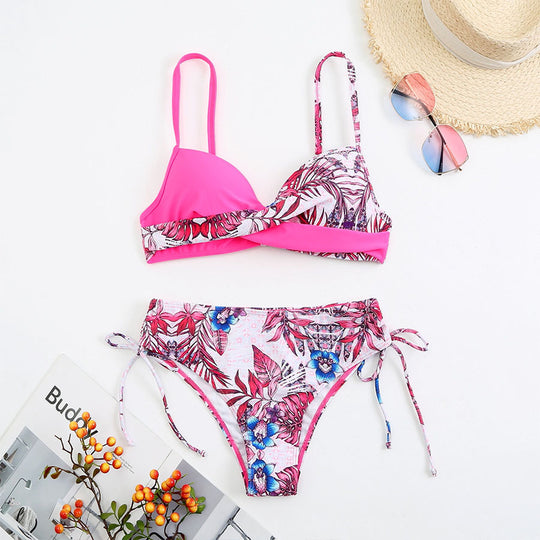Damen Design-Bikini mit modernem Wickel-Detail R&B