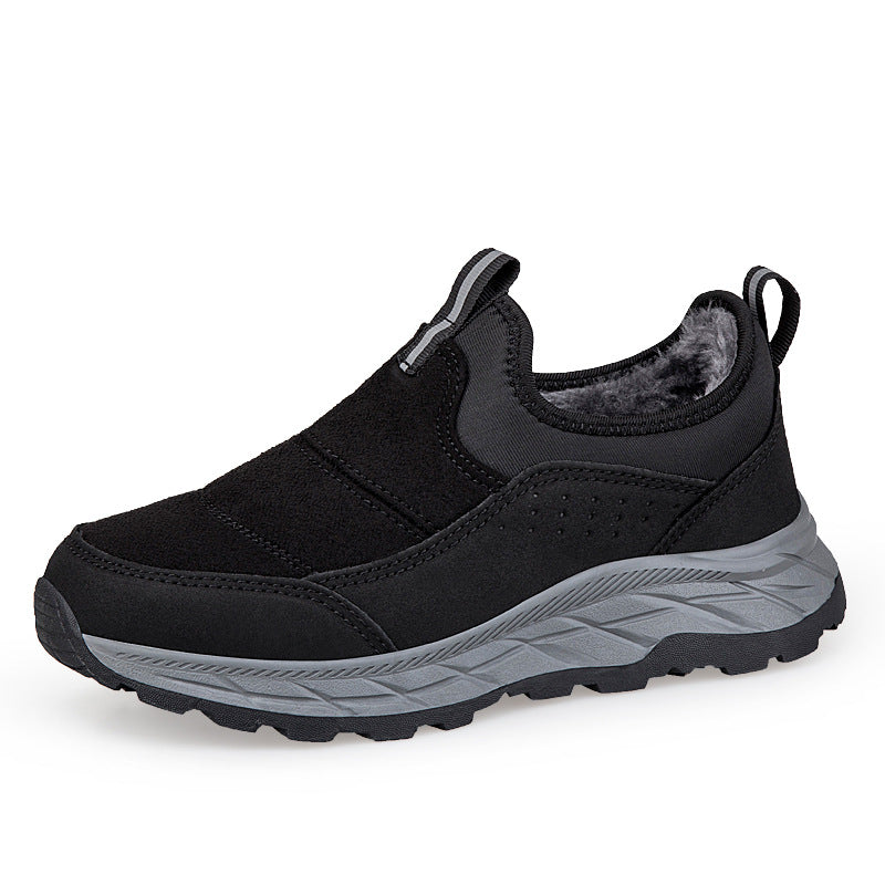 Damen Komfortable Winter Sneakers mit elastischem Klettverschluss R&B