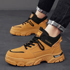 Damen robuste und sportliche High-Top Sneakers mit rutschfester Sohle R&B