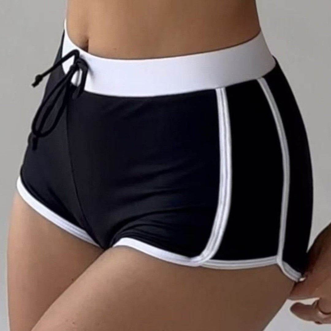 Damen Sport-Bikini-Set mit verstellbarem Oberteil und hoher Bundhöhe R&B