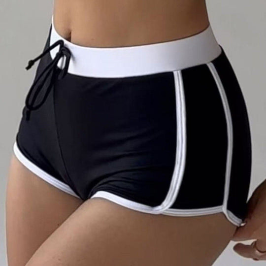 Damen Sport-Bikini-Set mit verstellbarem Oberteil und hoher Bundhöhe R&B