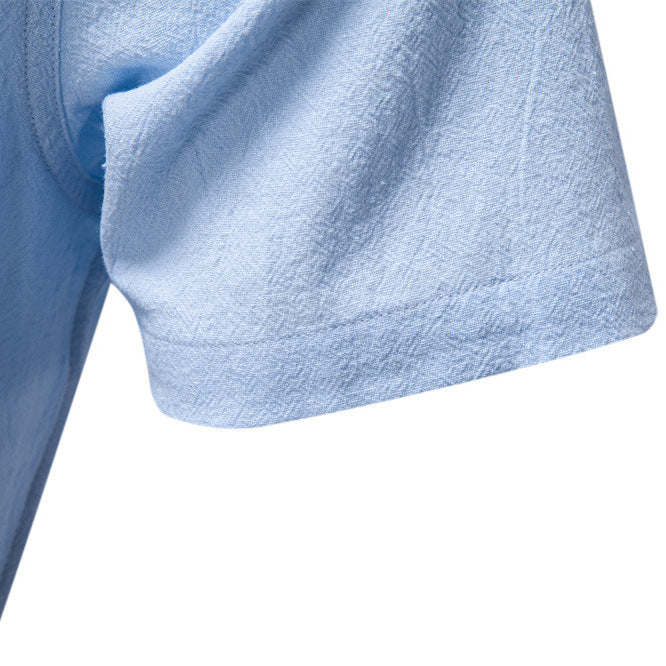 Herren Kurzarm Henley-Shirt mit praktischer Knopfleiste und modernem Design