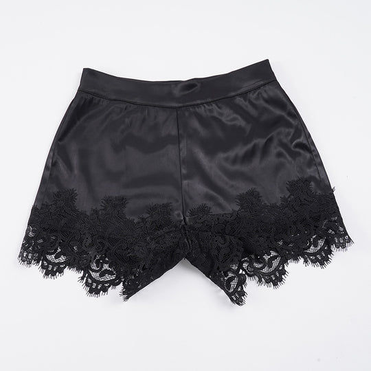 Damen Shorts mit eleganter Spitzenverzierung R&B