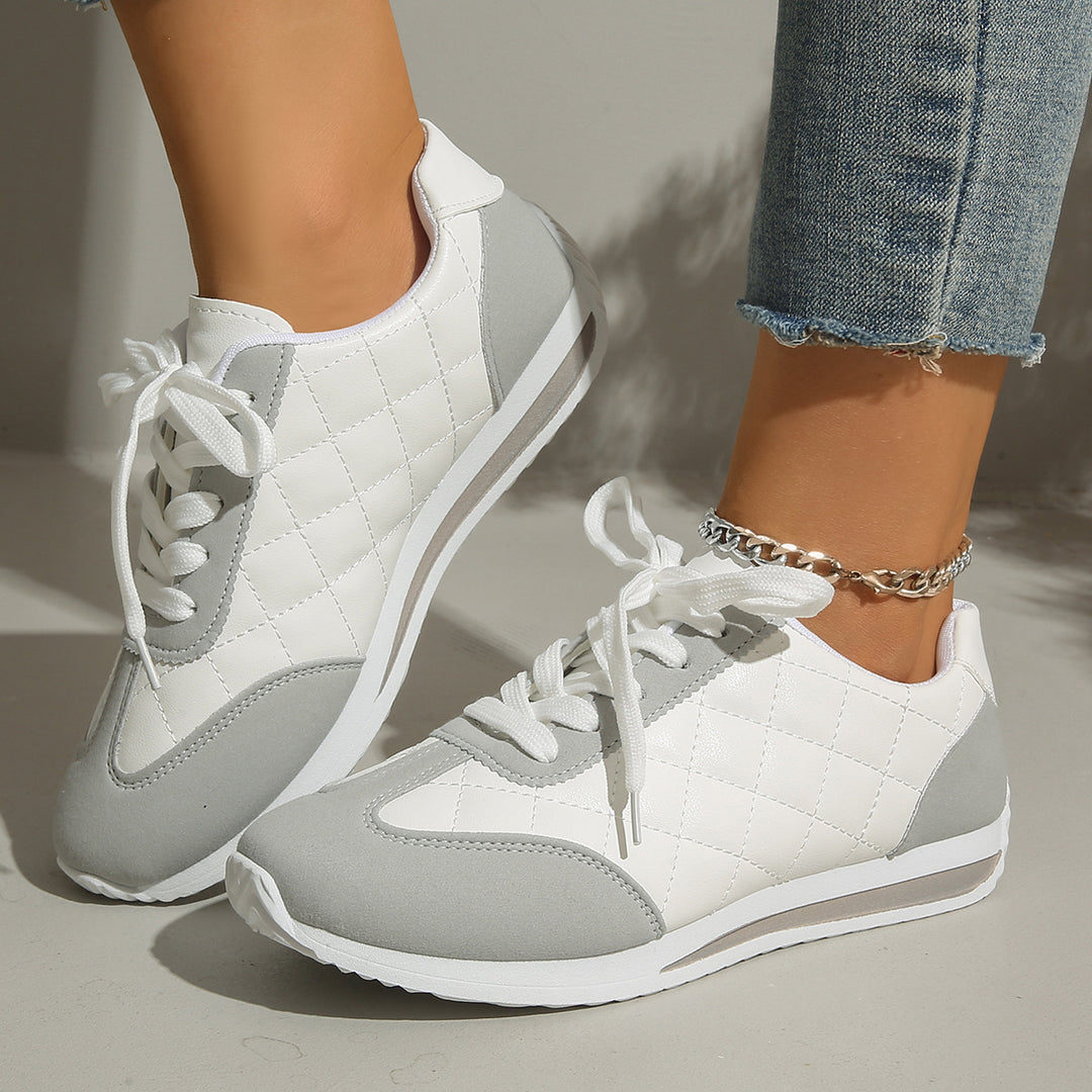 Damen Sportliche Sneakers mit gepolstertem Innenfutter und rutschfester Sohle R&B