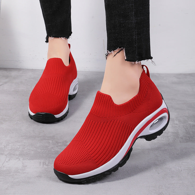 Damen Sportliche Slip-On Laufschuhe mit Luftpolster-Technologie