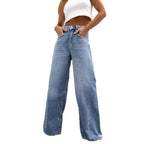 Damen Weite Jeans im Vintage-Stil R&B