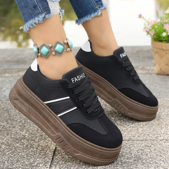 Damen Plattform-Sneaker mit modischem Design und hohem Tragekomfort R&B
