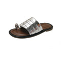 Damen Modische Slipper mit komfortablem Fußbett und glänzendem Obermaterial R&B