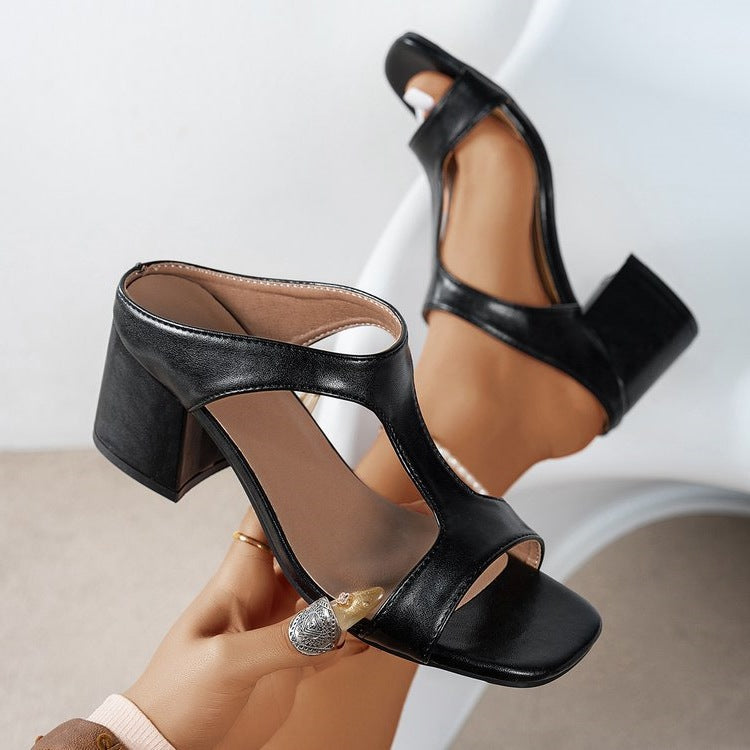 Damen Komfortable Sandalen mit elegantem Blockabsatz R&B