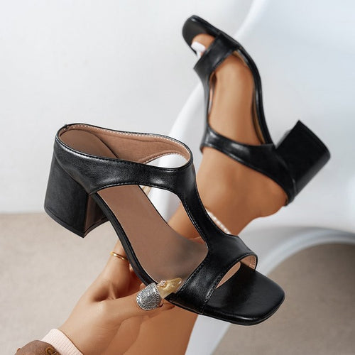 Damen Komfortable Sandalen mit elegantem Blockabsatz R&B