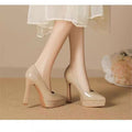 Damen stilvolle High Heel Pumps R&B