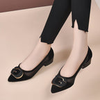 Damen Elegante Ballerinas mit modischem Applikationen