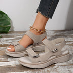Damen Komfortable Sandalen mit verstellbaren Riemen und ergonomischer Fußbettung R&B