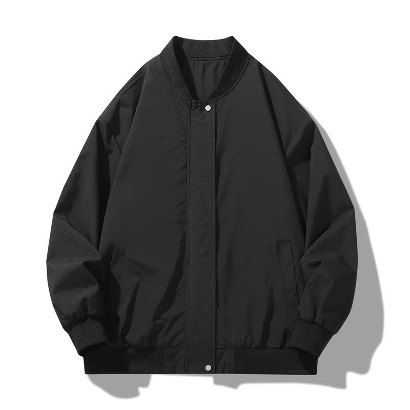 Herren sportliche Übergangsjacke mit hohem Kragen und praktischen Seitentaschen R&B