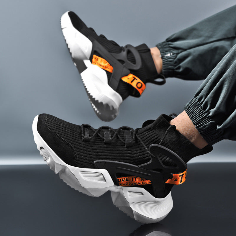 Damen Hohe Strick-Sneaker mit stabilisierenden Sohlen von R&B