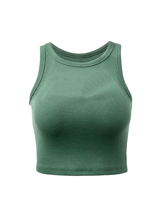Damen Einfaches und bequemes Tanktop aus hochwertiger Baumwolle R&B