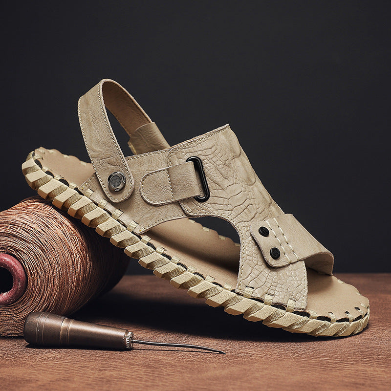 Herren Modische Sandalen mit verstellbarem Riemensystem und rutschfester Sohle R&B