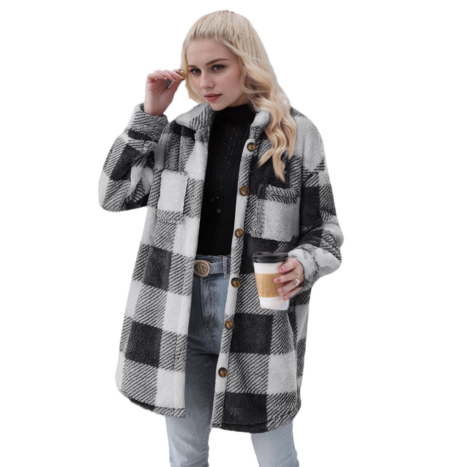 Damen Flanell-Jacke R&B