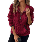 Damen Fleece Pullover R&B
