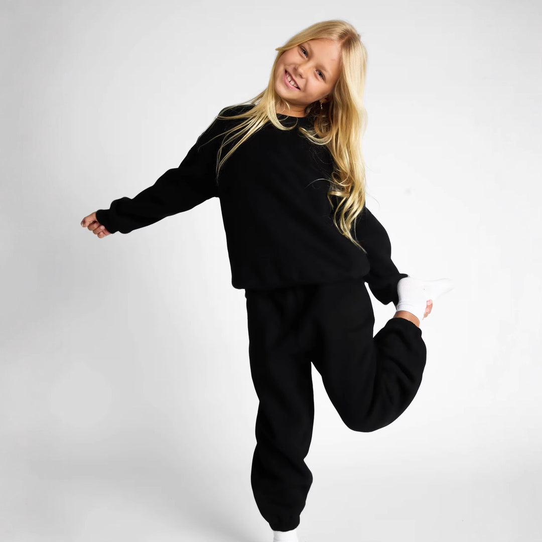 Damen bequemer Sweatshirt mit überschnittenen Schultern und hohem Kragen R&B