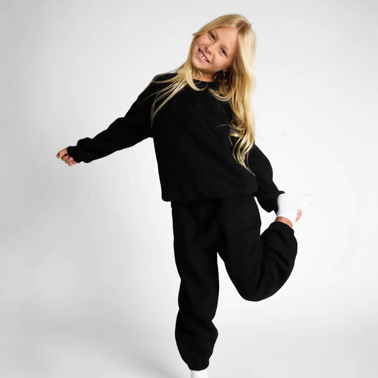 Damen bequemer Sweatshirt mit überschnittenen Schultern und hohem Kragen R&B