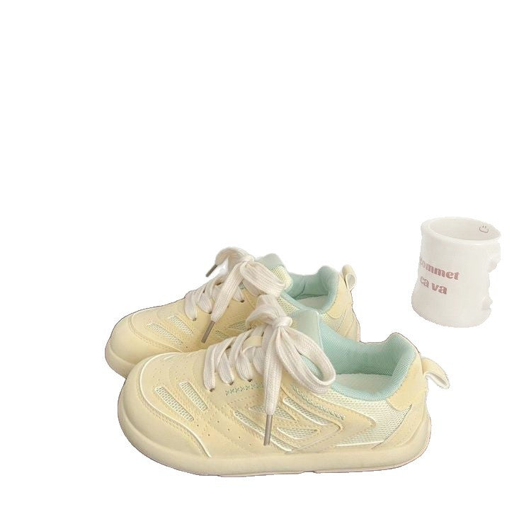 Damen Sportliche Sneakers mit atmungsaktiver Netzstruktur und dämpfender Sohle