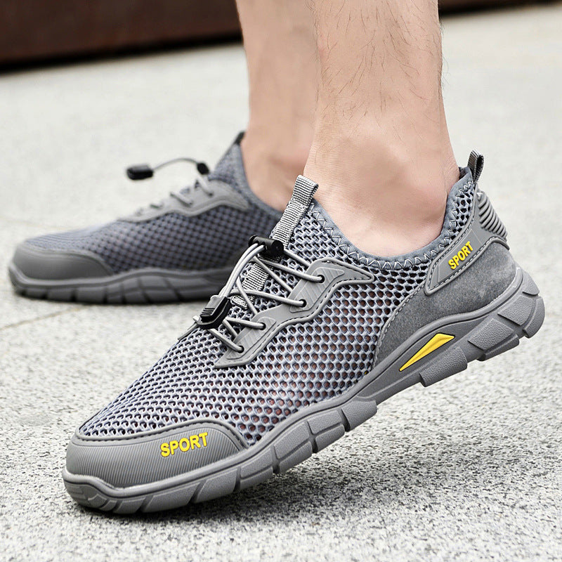 Herren Sportliche Mesh-Sneaker mit rutschfester Sohle R&B