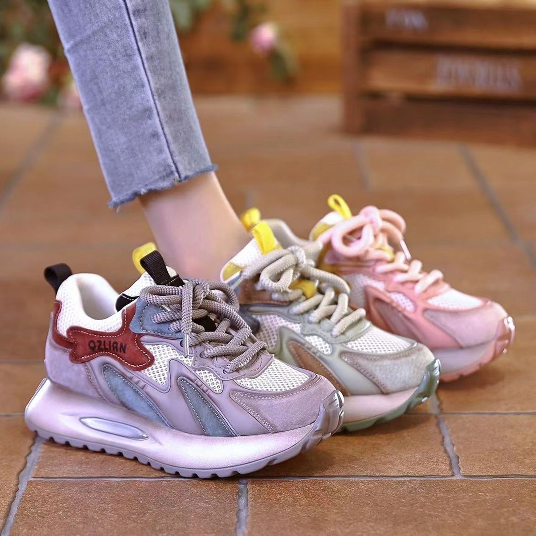 Damen Sportliche Sneaker mit atmungsaktiver Oberfläche und dämpfendem Sohlenprofil R&B