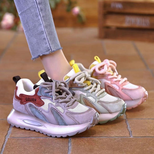 Damen Sportliche Sneaker mit atmungsaktiver Oberfläche und dämpfendem Sohlenprofil R&B