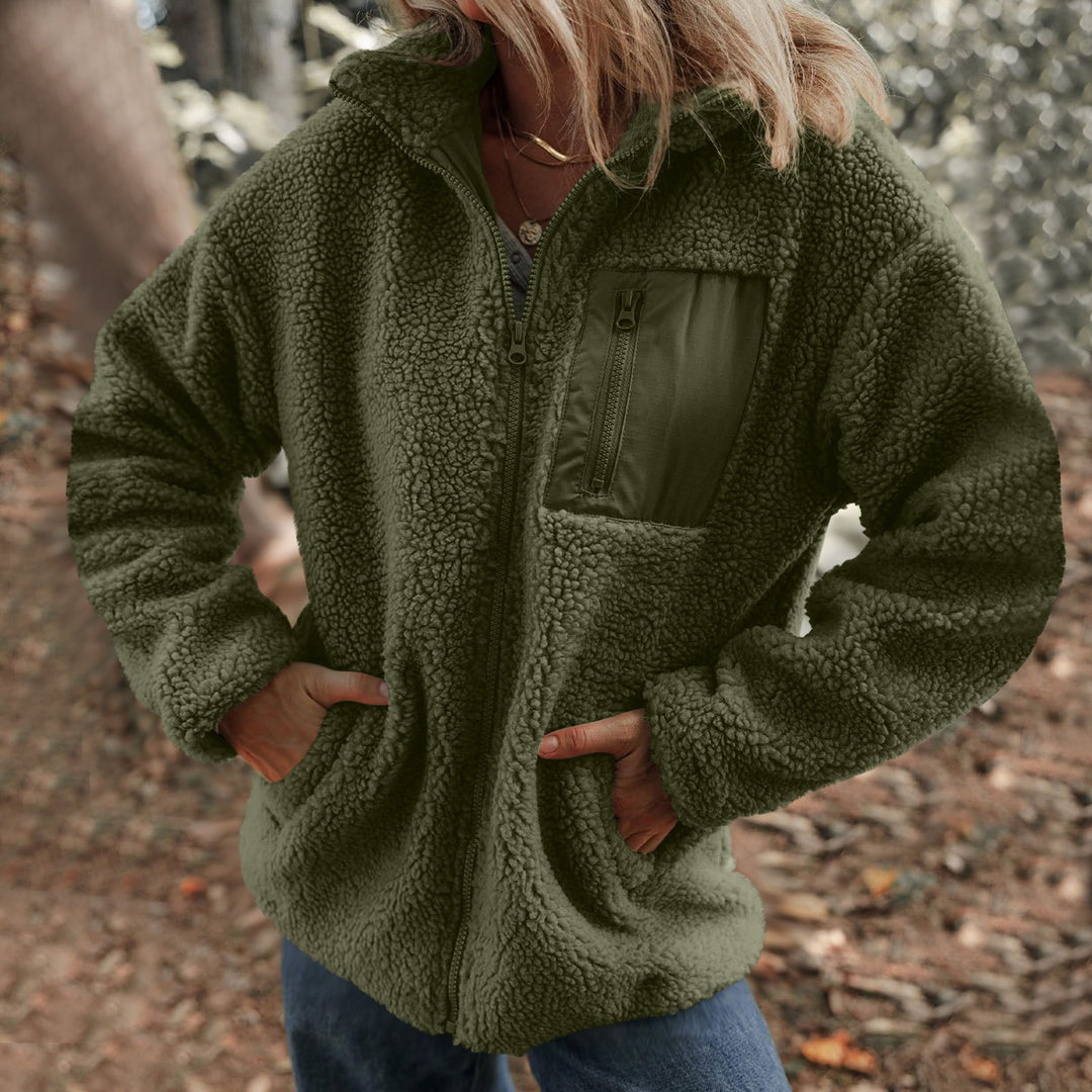 Damen Jacke mit hochabschließendem Kragen und praktischer Brusttasche R&B