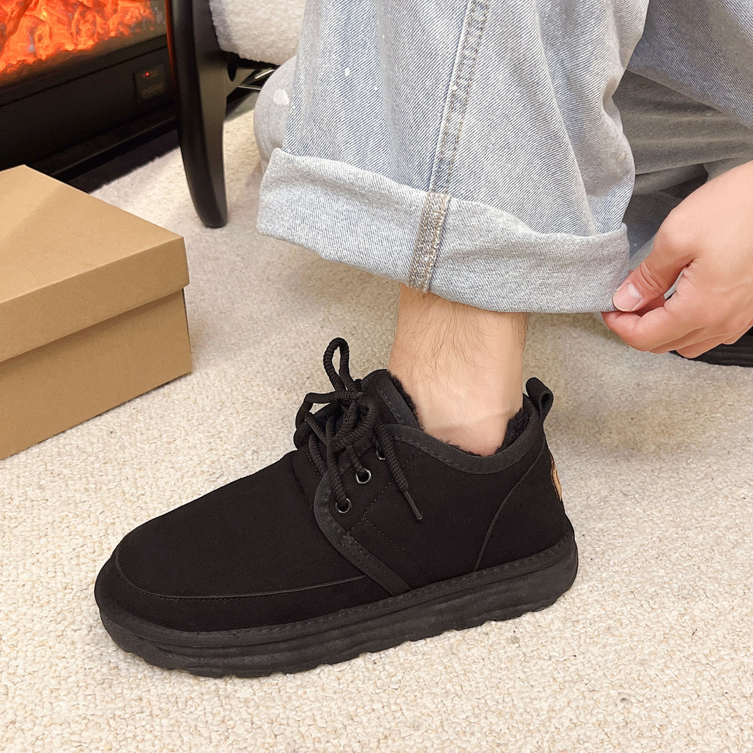 Damen bequeme und stylische Sneakers aus hochwertigem Veloursleder R&B