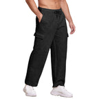 Damen nan weiche Cargo-Jogginghose mit Kordelzug und Seitentaschen R&B