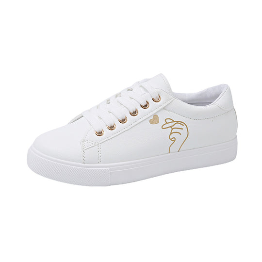 Damen Sneakers mit elegantem Logo und bequemer Sohle R&B