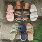 Damen Komfortable Riemchensandalen mit ergonomischem Fußbett und rutschfester Sohle R&B