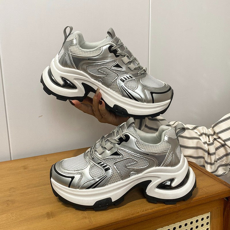Damen Sportliche Sneakers mit atmungsaktiver Mesh-Oberfläche und stoßdämpfendem System R&B