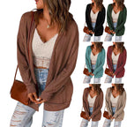Damen lässige Long Cardigan R&B