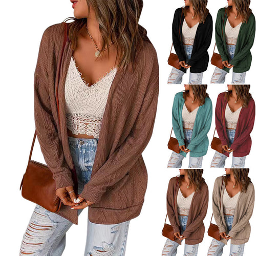 Damen lässige Long Cardigan R&B