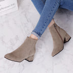 Damen Stiefeletten mit elegantem Reißverschluss und softem Obermaterial R&B