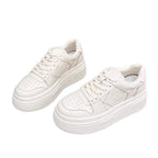 Damen Sneaker mit hohem Plateau und sportlichem Design