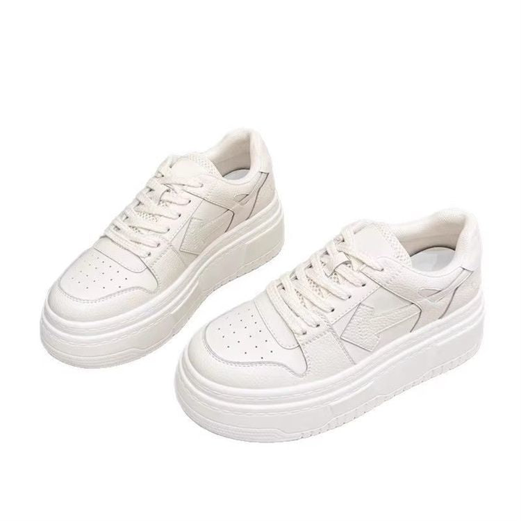 Damen Sneaker mit hohem Plateau und sportlichem Design