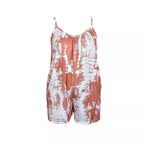 Damen Sommerlicher Jumpsuit mit verstellbaren Trägern und praktischen Taschen R&B