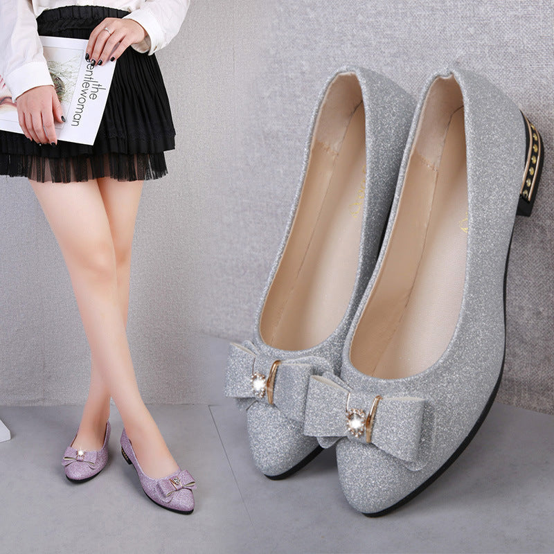 Damen Ballerinas mit dekorativem Schleifen-Design R&B