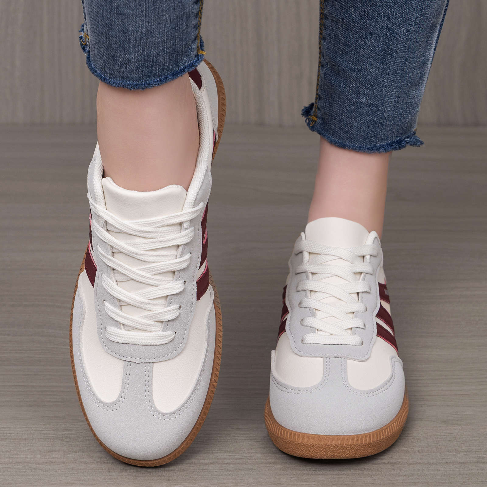 Damen Komfortable Freizeitschuhe mit rutschfester Sohle R&B