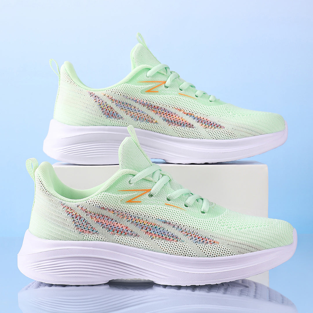 Damen Hochleistungs-Laufschuhe mit atmungsaktivem Mesh-Obermaterial und federleichter Dämpfung R&B